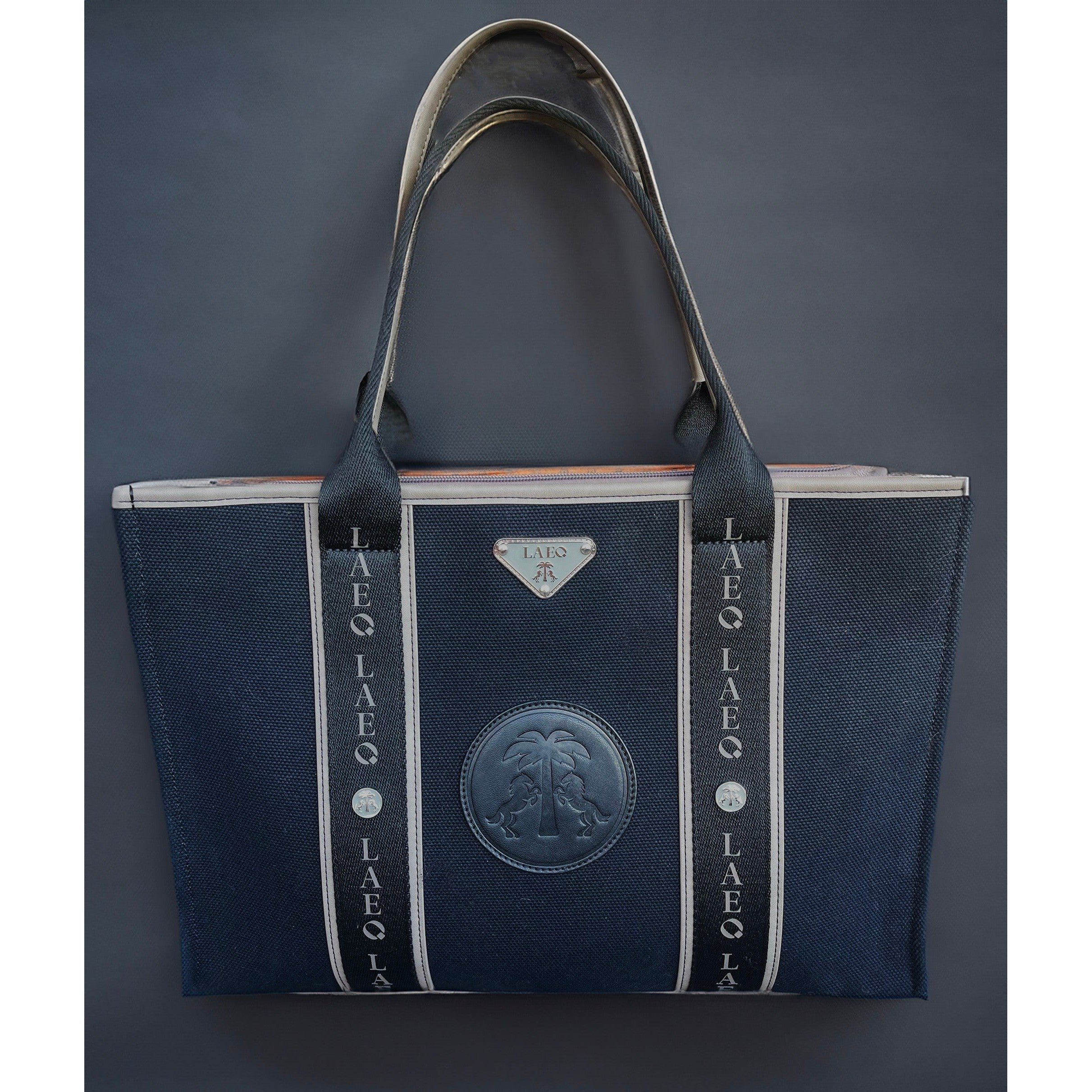 Ikat Newport Tote in Navy by Malabar Bay